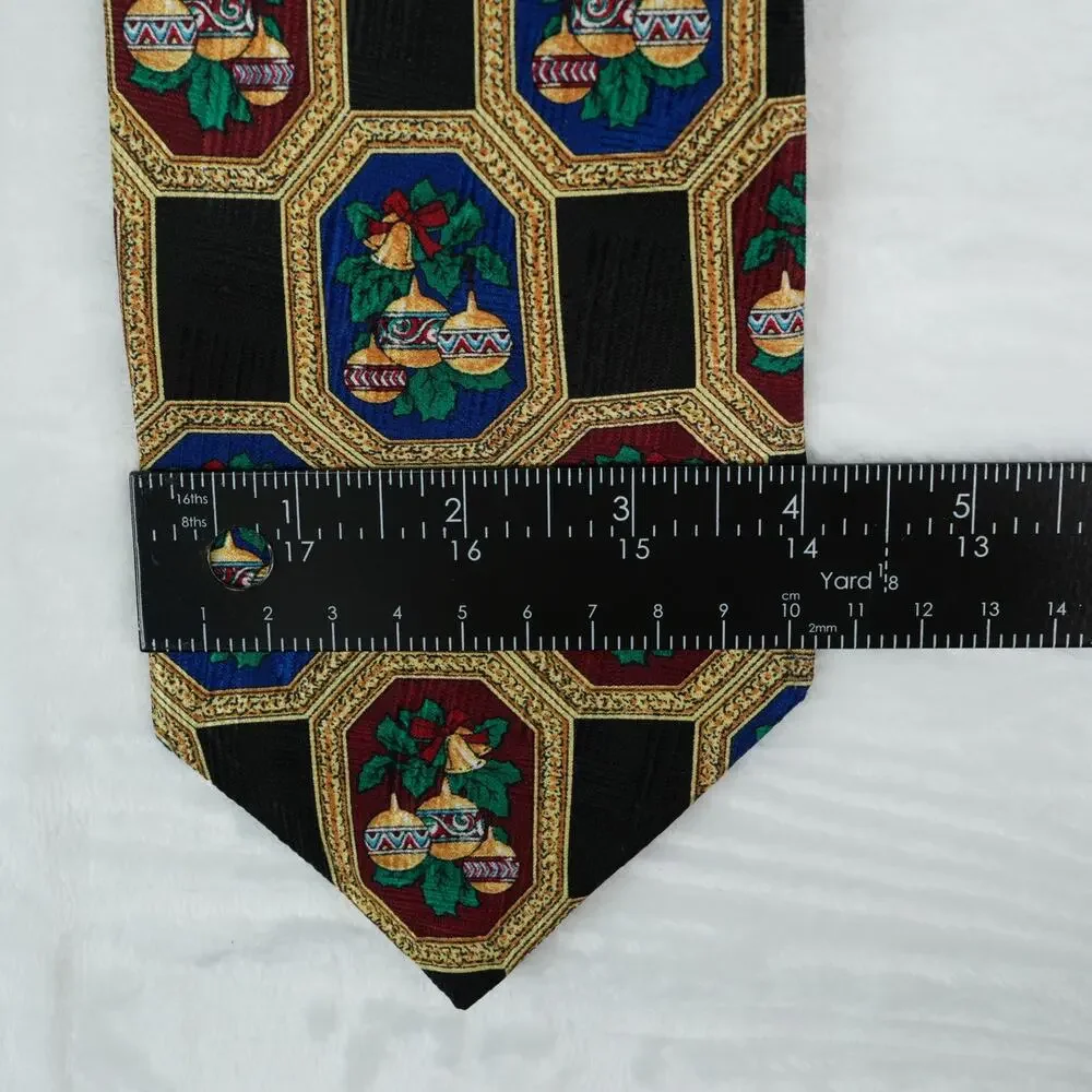 Vintage Hallmark Christmas Neck Tie Yule Tie Greetings 4